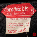 DOROTHÉE BIS E. & J. JACOBSON - AUTOMNE-HIVER 1982/83 - ROBE