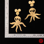 DOROTHÉE BIS - PRINTEMPS-ÉTÉ 1987- PAIRE DE BOUCLES D'OREILLES