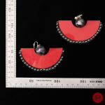 DOROTHÉE BIS - 1980'S- PAIRE DE BOUCLES D'OREILLES