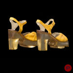 DOROTHÉE BIS - 1970'S - PAIRE DE SANDALES