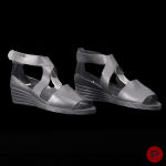 DOROTHÉE BIS - PRINTEMPS-ÉTÉ 1985 - PAIRE DE SANDALES