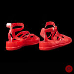 DOROTHÉE BIS - PRINTEMPS-ÉTÉ 1985 - PAIRE DE SANDALES