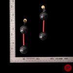 DOROTHÉE BIS - PRINTEMPS-ÉTÉ 1984- PAIRE DE BOUCLES D'OREILLES