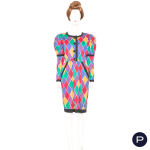 SAINT LAURENT RIVE GAUCHE - PRINTEMPS-ÉTÉ 1988 - ROBE