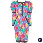 SAINT LAURENT RIVE GAUCHE - PRINTEMPS-ÉTÉ 1988 - ROBE