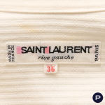 SAINT LAURENT RIVE GAUCHE - 1980'S - ROBE