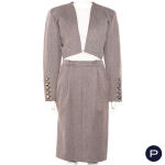 SAINT LAURENT RIVE GAUCHE - AUTOMNE-HIVER 1985/86 - TAILLEUR, VESTE, JUPE