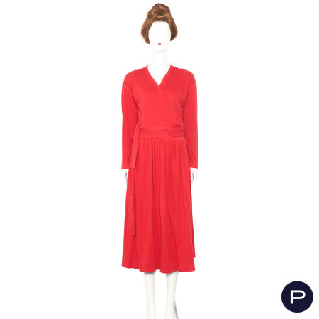 SONIA RYKIEL - 1990'S - ROBE PORTEFEUILLE