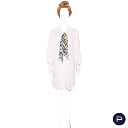 CHRISTIAN DIOR X RAF SIMONS - RESORT 2017 - ROBE-CHEMISE