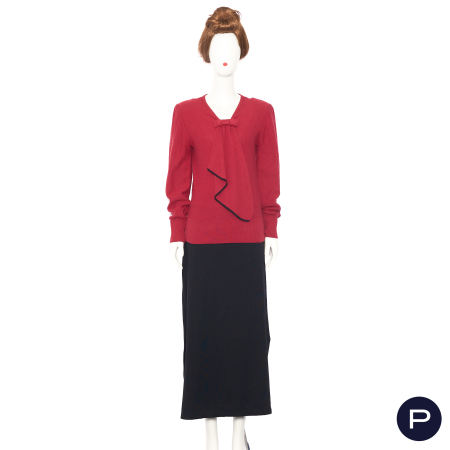 SONIA RYKIEL - PRINTEMPS-ÉTÉ 1983, DONT - HAUT, JUPE