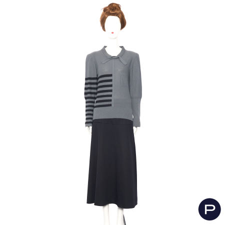 SONIA RYKIEL - AUTOMNE-HIVER 1982/83, DONT - PULL-OVER, JUPE