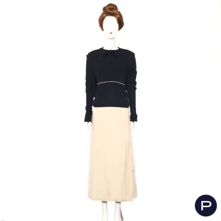 SONIA RYKIEL - CIRCA 1980, DONT - PULL-OVER, JUPE