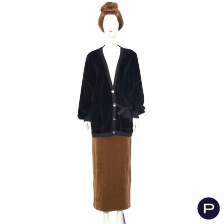 SONIA RYKIEL - CIRCA 1980, 2000'S - GILET, JUPE