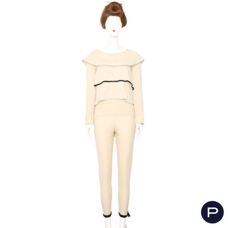 SONIA RYKIEL - CIRCA 1980 - ENSEMBLE, PULL-OVER, CALEÇON