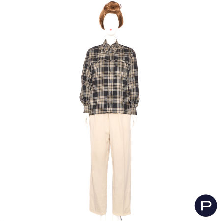 SAINT LAURENT RIVE GAUCHE - CIRCA 1980 - VESTE-CHEMISE