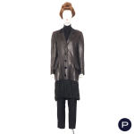 YVES SAINT LAURENT RIVE GAUCHE - AUTOMNE-HIVER 1992/93 - MANTEAU