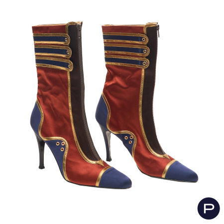 CHRISTIAN LACROIX - CIRCA 2003 - PAIRE DE BOTTINES