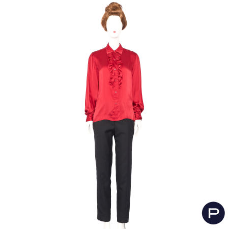 SAINT LAURENT RIVE GAUCHE - CIRCA 1975/80 - BLOUSE