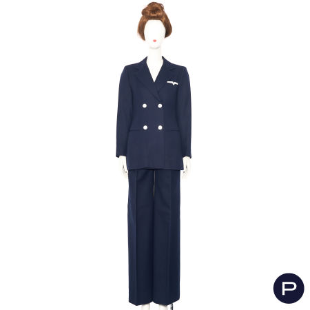 VALENTINO BOUTIQUE - 1970'S - ENSEMBLE, VESTE CROISÉE, PANTALON