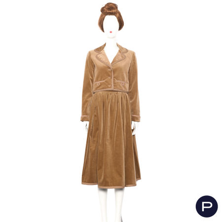 VALENTINO BOUTIQUE - LATE 1970'S - ENSEMBLE, VESTE, JUPE