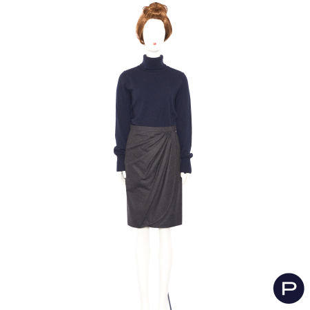 VALENTINO BOUTIQUE - 1980'S - JUPE PORTEFEUILLE