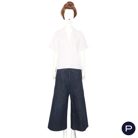 SAINT LAURENT RIVE GAUCHE, LEMAIRE - CIRCA 1980, DONT - CHEMISIER, JEAN