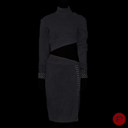 DOROTHÉE BIS E. & J. JACOBSON - AUTOMNE-HIVER 1985/86 - ENSEMBLE, PULL-OVER, JUPE