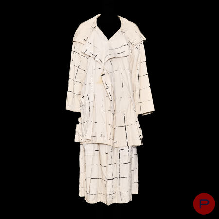 DOROTHÉE BIS E. & J. JACOBSON - PRINTEMPS-ÉTÉ 1983 - ENSEMBLE, PARDESSUS, JUPE