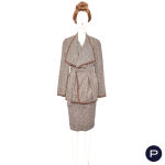 MUGLER - 1980'S - ENSEMBLE, VESTE, JUPE