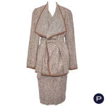 MUGLER - 1980'S - ENSEMBLE, VESTE, JUPE