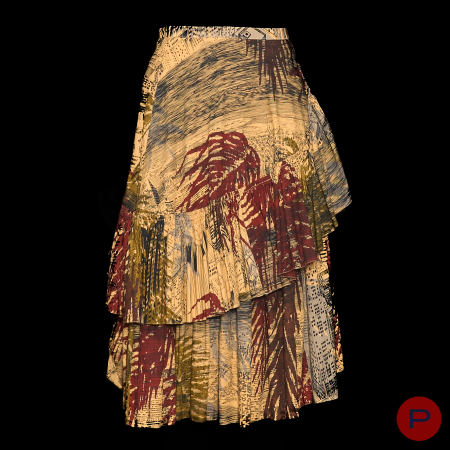 DOROTHÉE BIS E. & J. JACOBSON - PRINTEMPS-ÉTÉ 1981 - JUPE