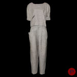 DOROTHÉE BIS E. & J. JACOBSON - 1980'S - ENSEMBLE, HAUT, JUPE, PANTALON