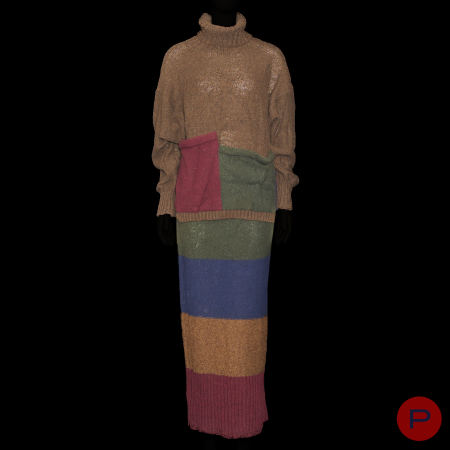 DOROTHÉE BIS E. & J. JACOBSON - AUTOMNE-HIVER 1984/85 - TUNIQUE, JUPE