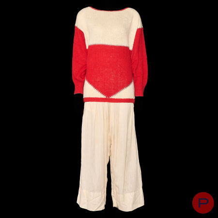 DOROTHÉE BIS E. & J. JACOBSON - PRINTEMPS-ÉTÉ 1982 - PULL-OVER, SAROUEL