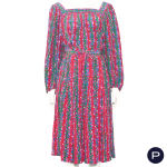 SAINT LAURENT RIVE GAUCHE - CIRCA 1990 - ENSEMBLE, CHEMISIER, JUPE