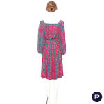 SAINT LAURENT RIVE GAUCHE - CIRCA 1990 - ENSEMBLE, CHEMISIER, JUPE