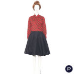 JUNIOR GAULTIER - CIRCA 1990 - CHEMISIER, CACHE-CŒUR