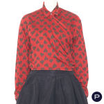 JUNIOR GAULTIER - CIRCA 1990 - CHEMISIER, CACHE-CŒUR