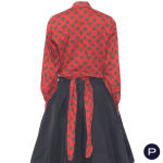 JUNIOR GAULTIER - CIRCA 1990 - CHEMISIER, CACHE-CŒUR