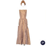 IVOIRE DE BALMAIN - 1990'S - ROBE DU SOIR