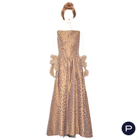 IVOIRE DE BALMAIN - 1990'S - ROBE DU SOIR