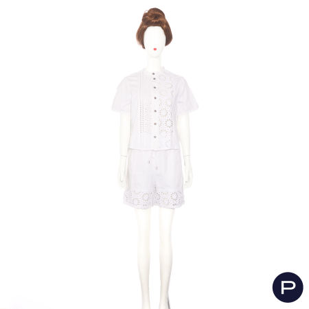 CHRISTIAN DIOR X MARIA GRAZIA CHIURI - CIRCA 2023 - ENSEMBLE, CHEMISIER, SHORT
