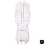 BOTTEGA VENETA X MATTHIEU BLAZY - CIRCA 2023 - ENSEMBLE, CHEMISIER, JUPE