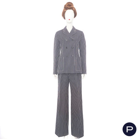 CHRISTIAN DIOR X MARIA GRAZIA CHIURI - RESORT 2021 - ENSEMBLE, VESTE CROISÉE, PANTALON