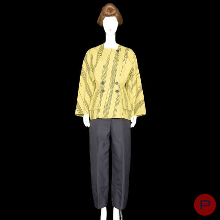 ANNE MARIE BERETTA - PRINTEMPS-ÉTÉ 1986 - VESTE CROISÉE