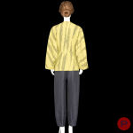 ANNE MARIE BERETTA - PRINTEMPS-ÉTÉ 1986 - VESTE CROISÉE