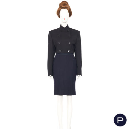 ALAÏA X PIETER MULIER - PRINTEMPS-ÉTÉ 2024 - VESTE CROISÉE