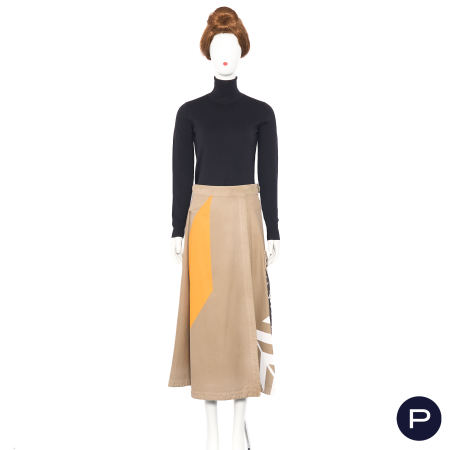 CHRISTIAN DIOR X MARIA GRAZIA CHIURI - PRINTEMPS-ÉTÉ 2022 - JUPE PORTEFEUILLE