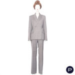 BALENCIAGA X DEMNA GVASALIA - CIRCA 2019 - ENSEMBLE, VESTE CROISÉE, PANTALON
