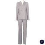 BALENCIAGA X DEMNA GVASALIA - CIRCA 2019 - ENSEMBLE, VESTE CROISÉE, PANTALON